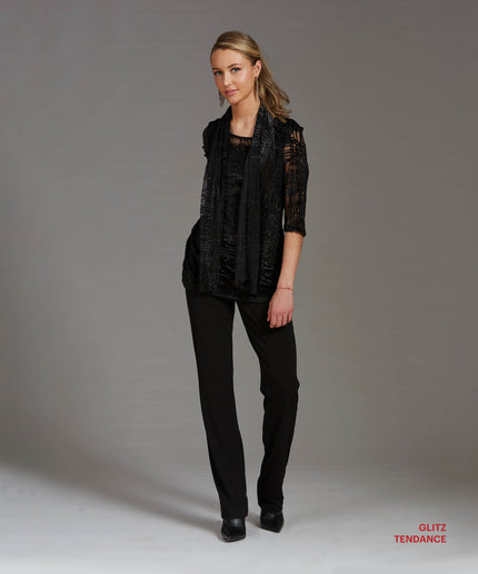 GLITZ - Tunic with scarf